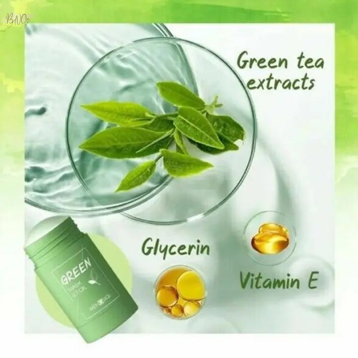 Green Tea Cleansing Mask Stick - BNGmarket Sales