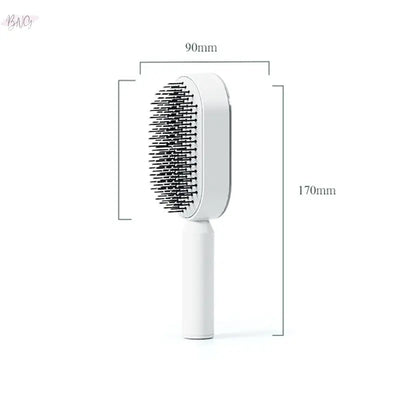 Self Cleaning Anti-Static Hair Brush - BNGmarket Sales